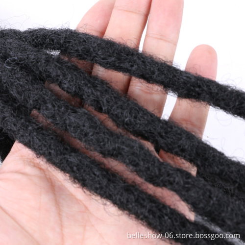 Hot sell 6inch-20 Inch Crochet Braid  for black hair afro kinky hair extensionsAfro Kinky Dreadlocks dreadlocks extensions